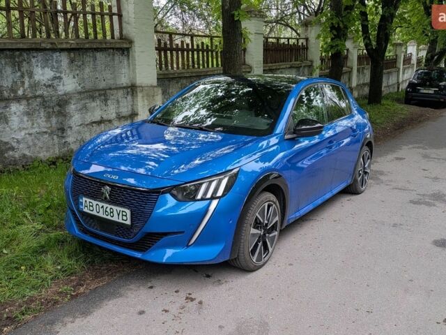 Синий Пежо e-208, объемом двигателя 0 л и пробегом 185 тыс. км за 13000 $, фото 1 на Automoto.ua