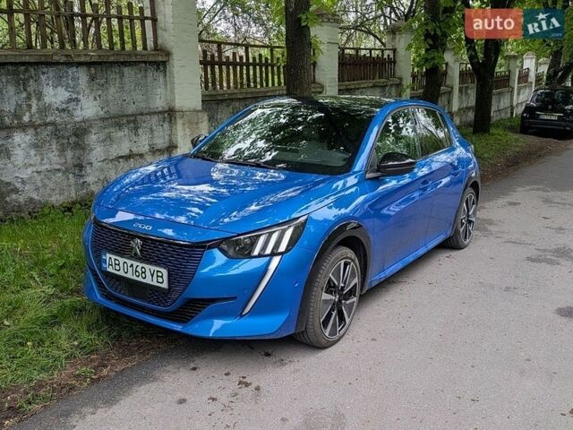 Синий Пежо e-208, объемом двигателя 0 л и пробегом 185 тыс. км за 13000 $, фото 1 на Automoto.ua