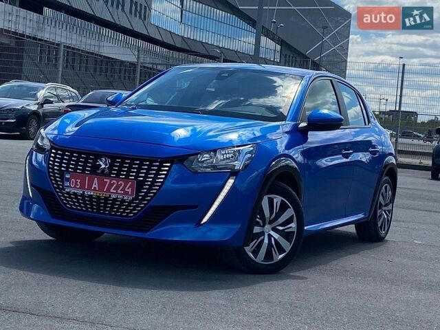 Синий Пежо e-208, объемом двигателя 0 л и пробегом 72 тыс. км за 11900 $, фото 1 на Automoto.ua