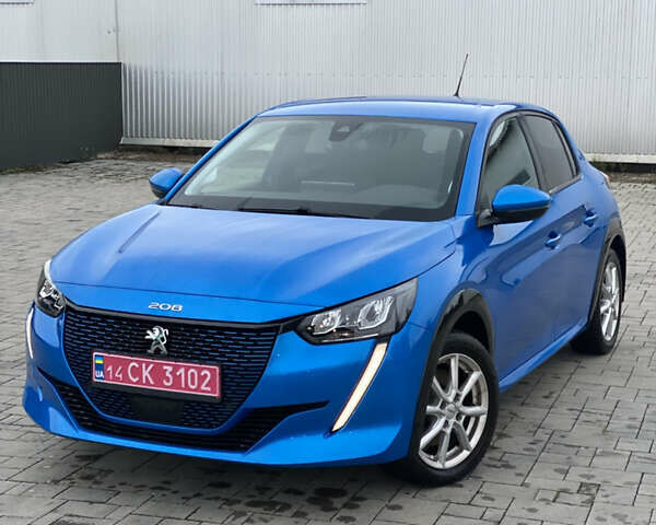 Синий Пежо e-208, объемом двигателя 0 л и пробегом 81 тыс. км за 12800 $, фото 1 на Automoto.ua