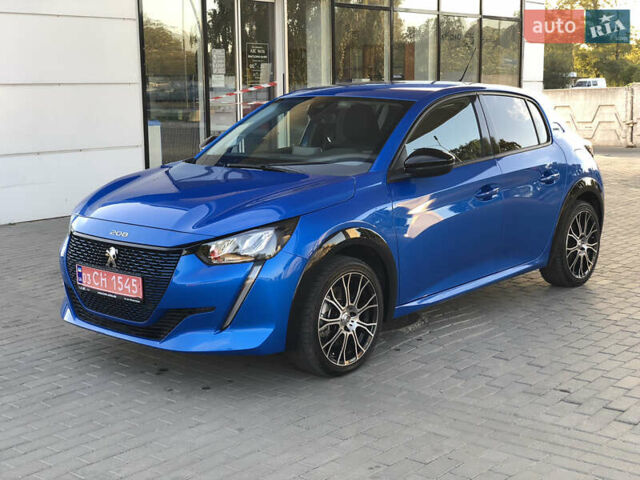 Синий Пежо e-208, объемом двигателя 0 л и пробегом 13 тыс. км за 18000 $, фото 1 на Automoto.ua