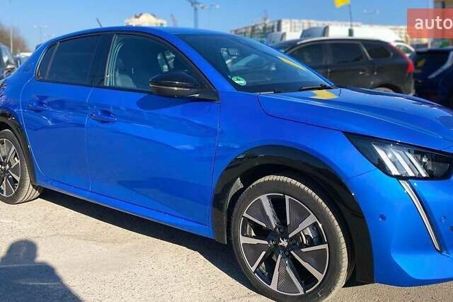 Синій Пежо e-208, об'ємом двигуна 0 л та пробігом 15 тис. км за 16650 $, фото 1 на Automoto.ua
