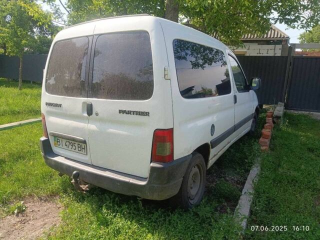Белый Пежо Partner, объемом двигателя 1.9 л и пробегом 1000 тыс. км за 1089 $, фото 1 на Automoto.ua