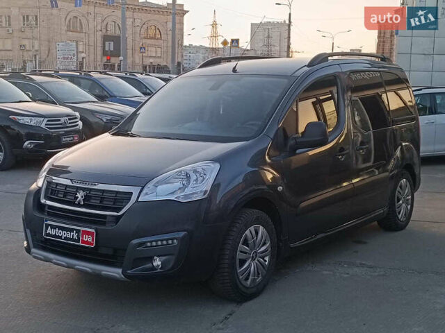 Серый Пежо Partner, объемом двигателя 1.6 л и пробегом 133 тыс. км за 9090 $, фото 1 на Automoto.ua