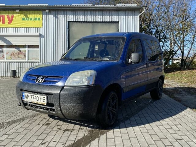 Синій Пежо Partner, об'ємом двигуна 1.4 л та пробігом 423 тис. км за 1850 $, фото 1 на Automoto.ua