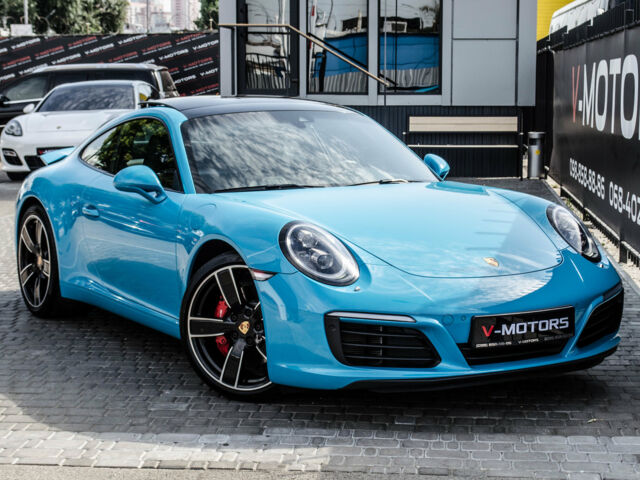 Синий Порше 911, объемом двигателя 3 л и пробегом 18 тыс. км за 120000 $, фото 1 на Automoto.ua