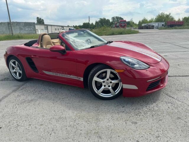 Красный Порше Бокстер, объемом двигателя 2 л и пробегом 61 тыс. км за 22200 $, фото 1 на Automoto.ua