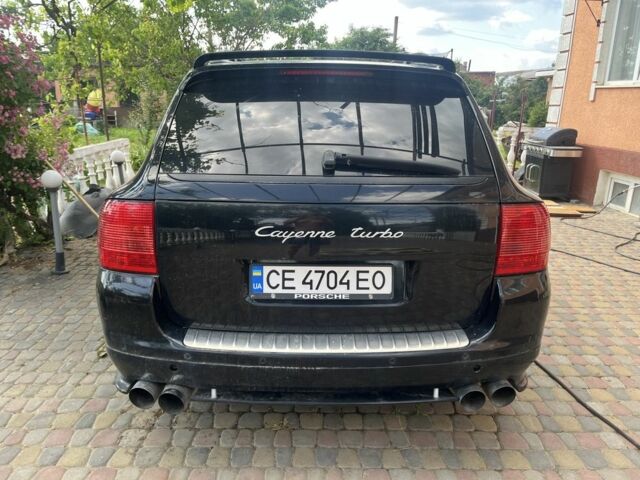 Черный Порше Каен Турбо С, объемом двигателя 4.5 л и пробегом 190 тыс. км за 5207 $, фото 1 на Automoto.ua