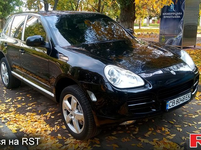 Черный Порше Каен, объемом двигателя 4.5 л и пробегом 210 тыс. км за 7500 $, фото 1 на Automoto.ua