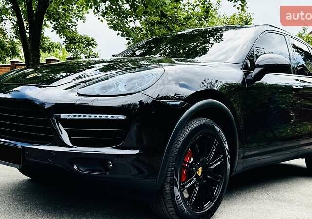 Чорний Порше Cayenne, об'ємом двигуна 4.8 л та пробігом 163 тис. км за 23800 $, фото 1 на Automoto.ua