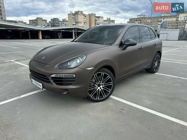 Черный Порше Каен, объемом двигателя 4.8 л и пробегом 150 тыс. км за 18000 $, фото 1 на Automoto.ua