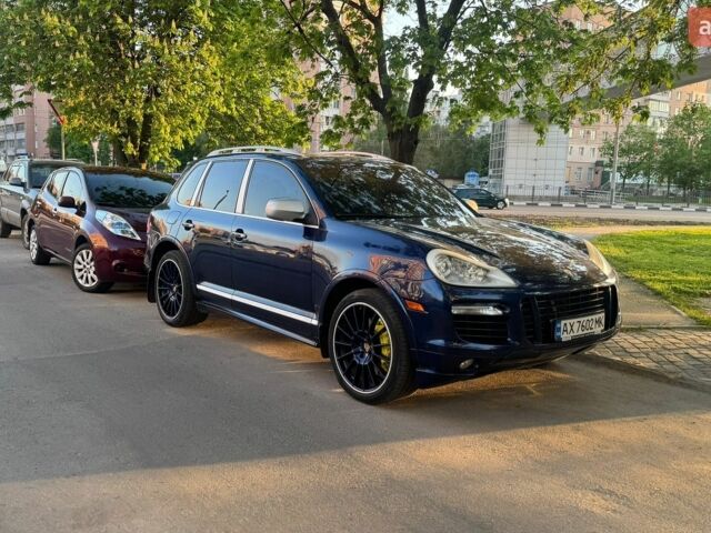 Синий Порше Каен, объемом двигателя 4.81 л и пробегом 152 тыс. км за 11000 $, фото 1 на Automoto.ua