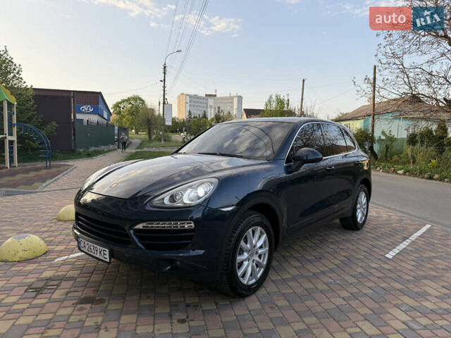 Синий Порше Каен, объемом двигателя 2.97 л и пробегом 150 тыс. км за 22000 $, фото 1 на Automoto.ua