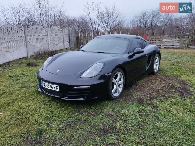 Черный Порше Кайман, объемом двигателя 2.7 л и пробегом 75 тыс. км за 35000 $, фото 1 на Automoto.ua