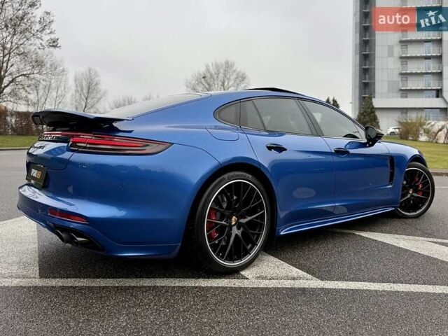 Синий Порше Панамера, объемом двигателя 4 л и пробегом 64 тыс. км за 79990 $, фото 1 на Automoto.ua