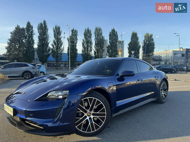 Синій Порше Тайкан, об'ємом двигуна 0 л та пробігом 40 тис. км за 75000 $, фото 1 на Automoto.ua