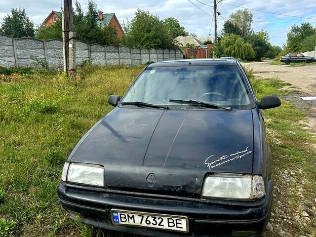 Черный Рено 19, объемом двигателя 1.7 л и пробегом 222 тыс. км за 375 $, фото 1 на Automoto.ua