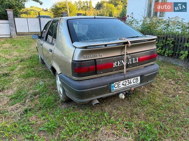 Серый Рено 19, объемом двигателя 1.8 л и пробегом 200 тыс. км за 650 $, фото 1 на Automoto.ua