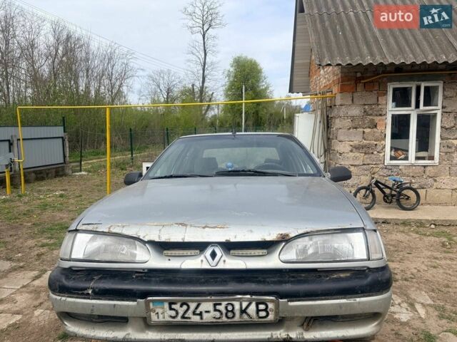 Серый Рено 19, объемом двигателя 1.4 л и пробегом 200 тыс. км за 387 $, фото 1 на Automoto.ua