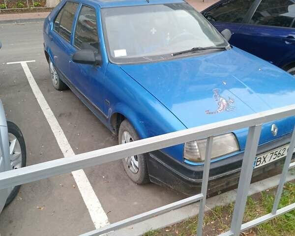 Синий Рено 19, объемом двигателя 1.72 л и пробегом 402 тыс. км за 750 $, фото 1 на Automoto.ua
