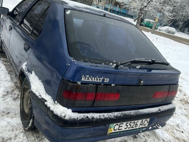 Синій Рено 19, об'ємом двигуна 1.4 л та пробігом 260 тис. км за 1000 $, фото 1 на Automoto.ua