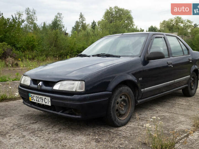 Синий Рено 19, объемом двигателя 1.39 л и пробегом 233 тыс. км за 1000 $, фото 1 на Automoto.ua