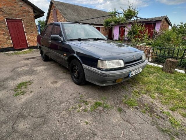 Синий Рено 21, объемом двигателя 1.7 л и пробегом 235 тыс. км за 650 $, фото 1 на Automoto.ua