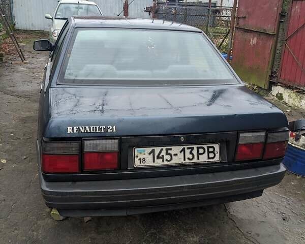 Синій Рено 21, об'ємом двигуна 1.7 л та пробігом 128 тис. км за 259 $, фото 1 на Automoto.ua