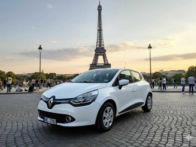 Белый Рено Клио, объемом двигателя 1.5 л и пробегом 232 тыс. км за 6499 $, фото 1 на Automoto.ua