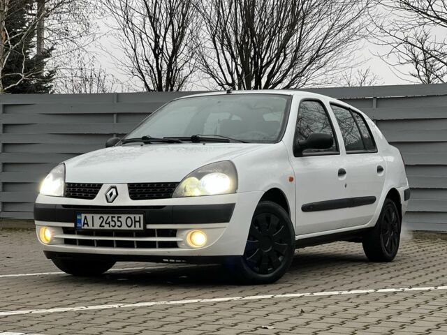 Белый Рено Клио, объемом двигателя 1.4 л и пробегом 346 тыс. км за 2450 $, фото 1 на Automoto.ua