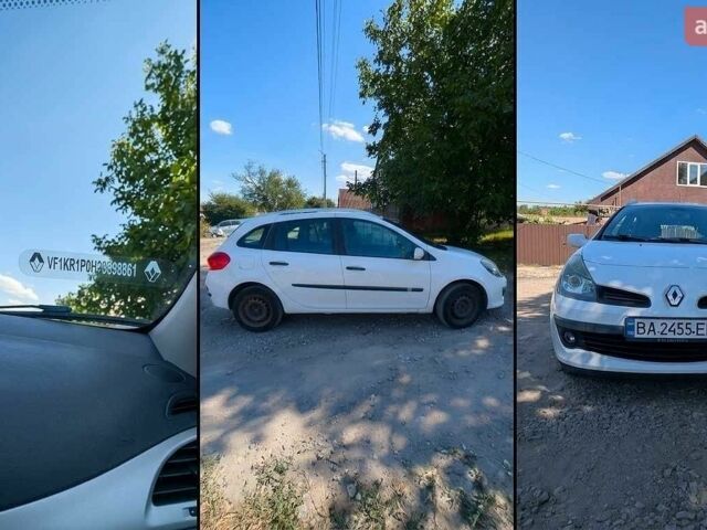 Білий Рено Кліо, об'ємом двигуна 1.1 л та пробігом 183 тис. км за 4914 $, фото 1 на Automoto.ua