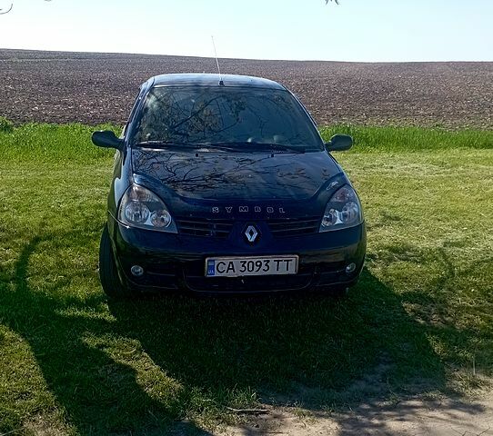 Черный Рено Клио, объемом двигателя 1.4 л и пробегом 244 тыс. км за 3500 $, фото 1 на Automoto.ua