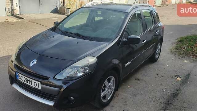 Черный Рено Клио, объемом двигателя 1.2 л и пробегом 273 тыс. км за 4699 $, фото 1 на Automoto.ua