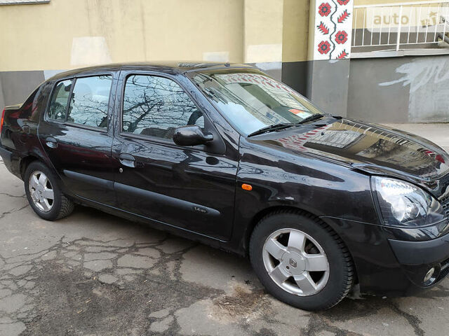 Черный Рено Клио, объемом двигателя 1.4 л и пробегом 198 тыс. км за 2800 $, фото 1 на Automoto.ua