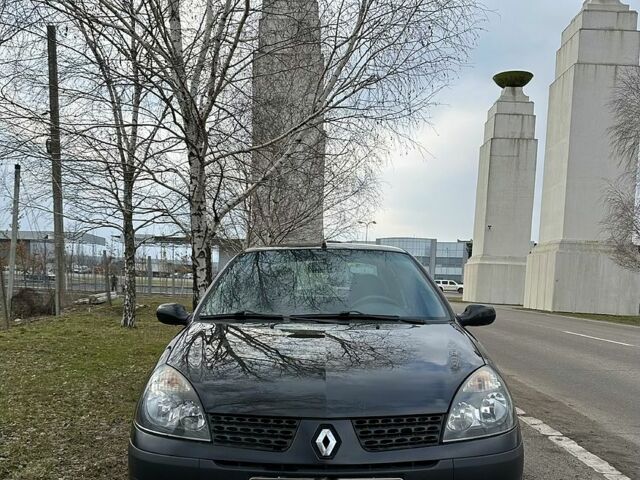 Черный Рено Клио, объемом двигателя 1.4 л и пробегом 191 тыс. км за 4400 $, фото 1 на Automoto.ua
