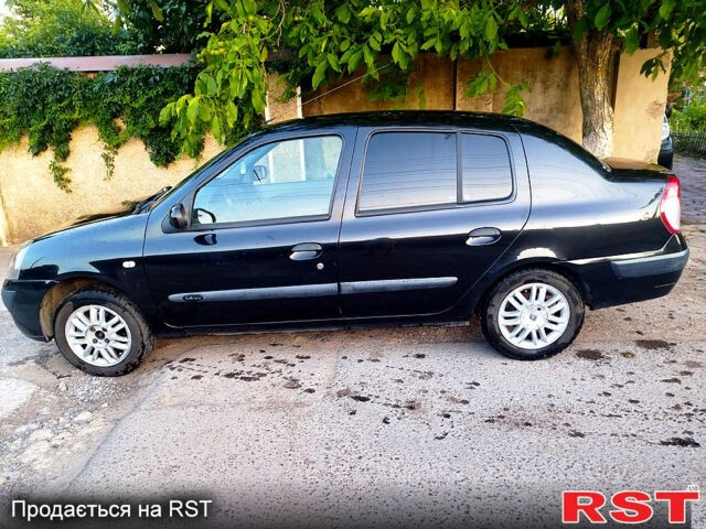 Черный Рено Клио, объемом двигателя 1.4 л и пробегом 210 тыс. км за 3999 $, фото 1 на Automoto.ua