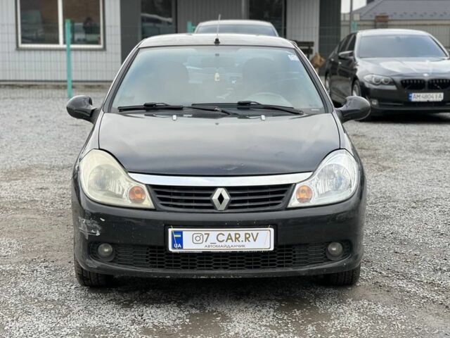 Черный Рено Клио, объемом двигателя 1.4 л и пробегом 280 тыс. км за 3470 $, фото 1 на Automoto.ua