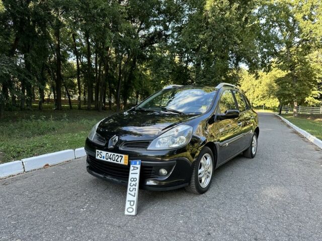 Черный Рено Клио, объемом двигателя 1.2 л и пробегом 210 тыс. км за 5100 $, фото 1 на Automoto.ua