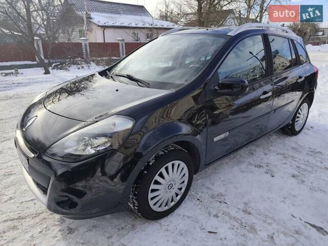 Черный Рено Клио, объемом двигателя 1.2 л и пробегом 188 тыс. км за 5900 $, фото 1 на Automoto.ua