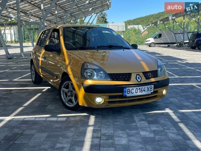 Жовтий Рено Кліо, об'ємом двигуна 1.4 л та пробігом 244 тис. км за 3370 $, фото 1 на Automoto.ua