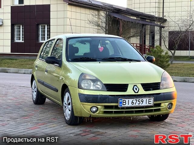Жовтий Рено Кліо, об'ємом двигуна 1.4 л та пробігом 174 тис. км за 4500 $, фото 1 на Automoto.ua