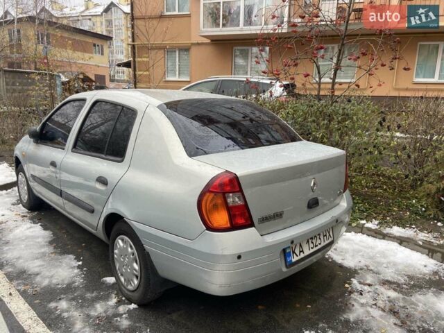 Серый Рено Клио, объемом двигателя 1.4 л и пробегом 140 тыс. км за 3100 $, фото 1 на Automoto.ua