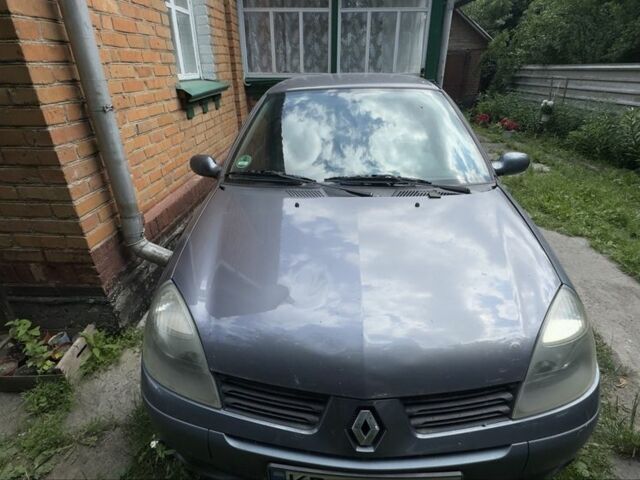 Серый Рено Клио, объемом двигателя 1.2 л и пробегом 162 тыс. км за 1600 $, фото 1 на Automoto.ua
