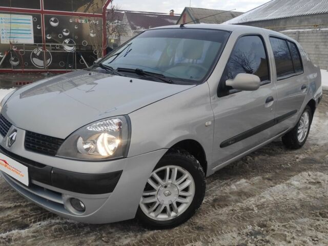 Серый Рено Клио, объемом двигателя 1.4 л и пробегом 130 тыс. км за 4600 $, фото 1 на Automoto.ua