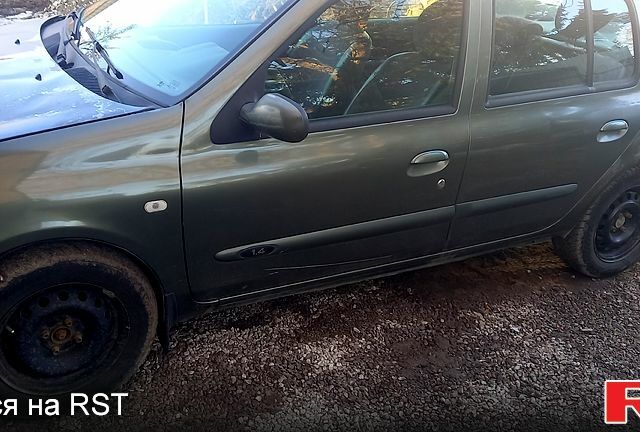 Серый Рено Клио, объемом двигателя 1.4 л и пробегом 211 тыс. км за 1800 $, фото 1 на Automoto.ua