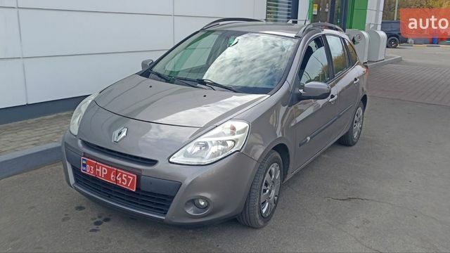 Серый Рено Клио, объемом двигателя 1.2 л и пробегом 200 тыс. км за 5100 $, фото 1 на Automoto.ua