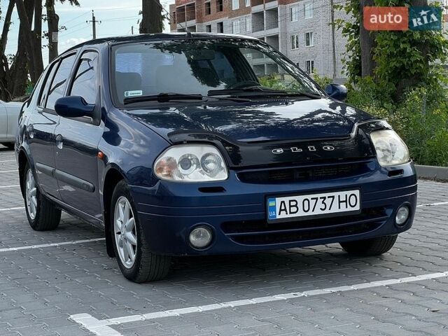 Синий Рено Клио, объемом двигателя 1.39 л и пробегом 261 тыс. км за 2100 $, фото 1 на Automoto.ua
