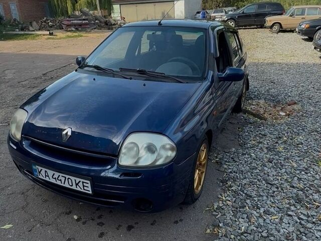 Синій Рено Кліо, об'ємом двигуна 1.4 л та пробігом 179 тис. км за 1950 $, фото 1 на Automoto.ua