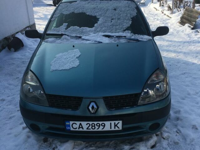 Синий Рено Клио, объемом двигателя 1.1 л и пробегом 279 тыс. км за 2400 $, фото 1 на Automoto.ua