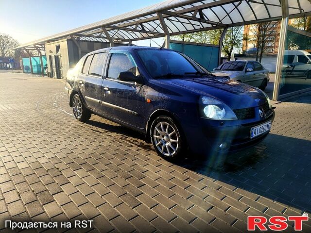 Синий Рено Клио, объемом двигателя 1.4 л и пробегом 381 тыс. км за 3100 $, фото 1 на Automoto.ua